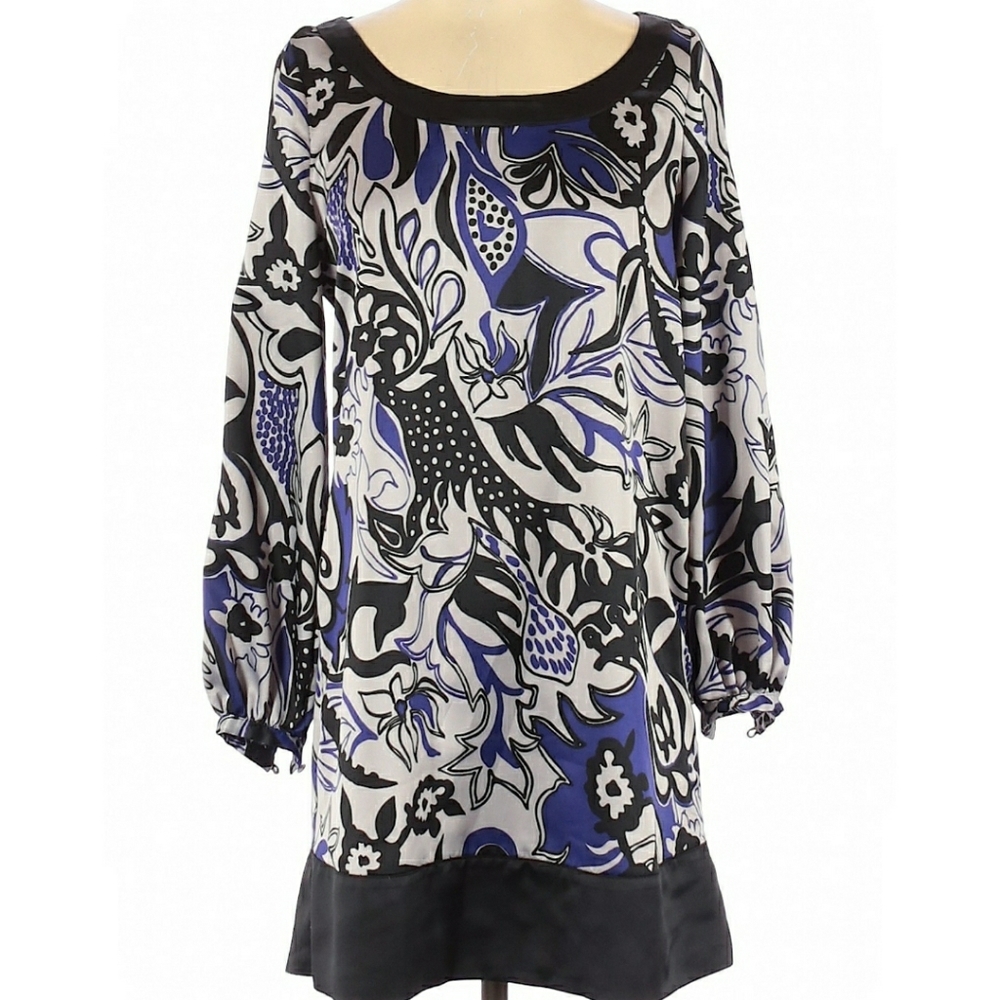 Mix It Black & Grey w/Royal Blue Dress